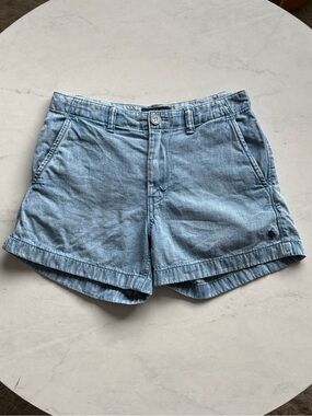 Polo Ralph Lauren Chambray Shorts Kids Size 12 Light Blue